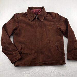 Women’s Soft Brown Suede Jacket - louis Albert Piel Fina - Size XL